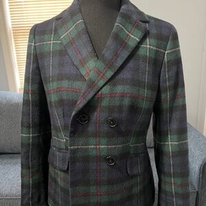 Talbots Tartan Plaid Wool Blazer - Made in Italy